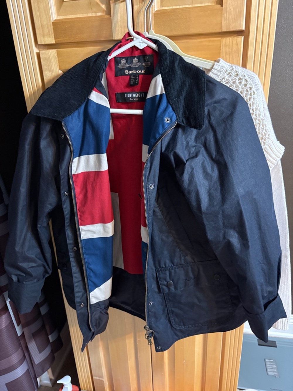 Barbour Navy Union Jack Jacket